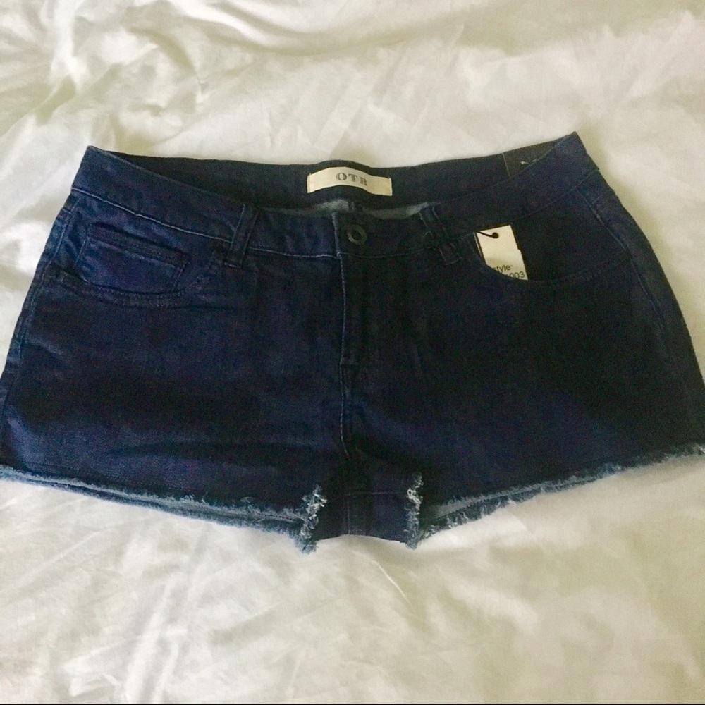 NEW w/tag Summer Cutoff Shorts in Navy Blue, Sz 9